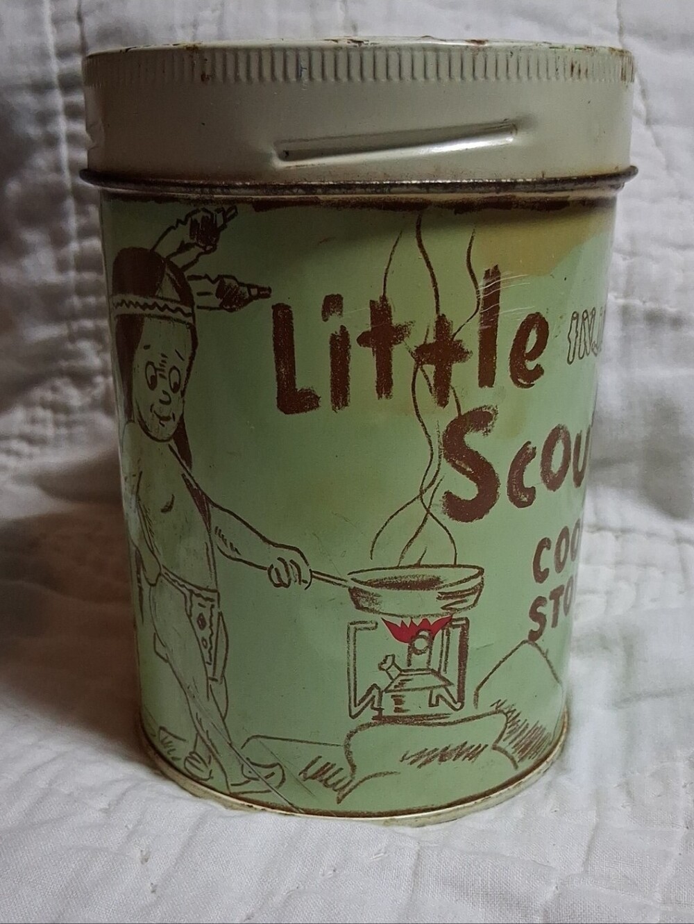 Vintage Injun Little Scout Cook Stove